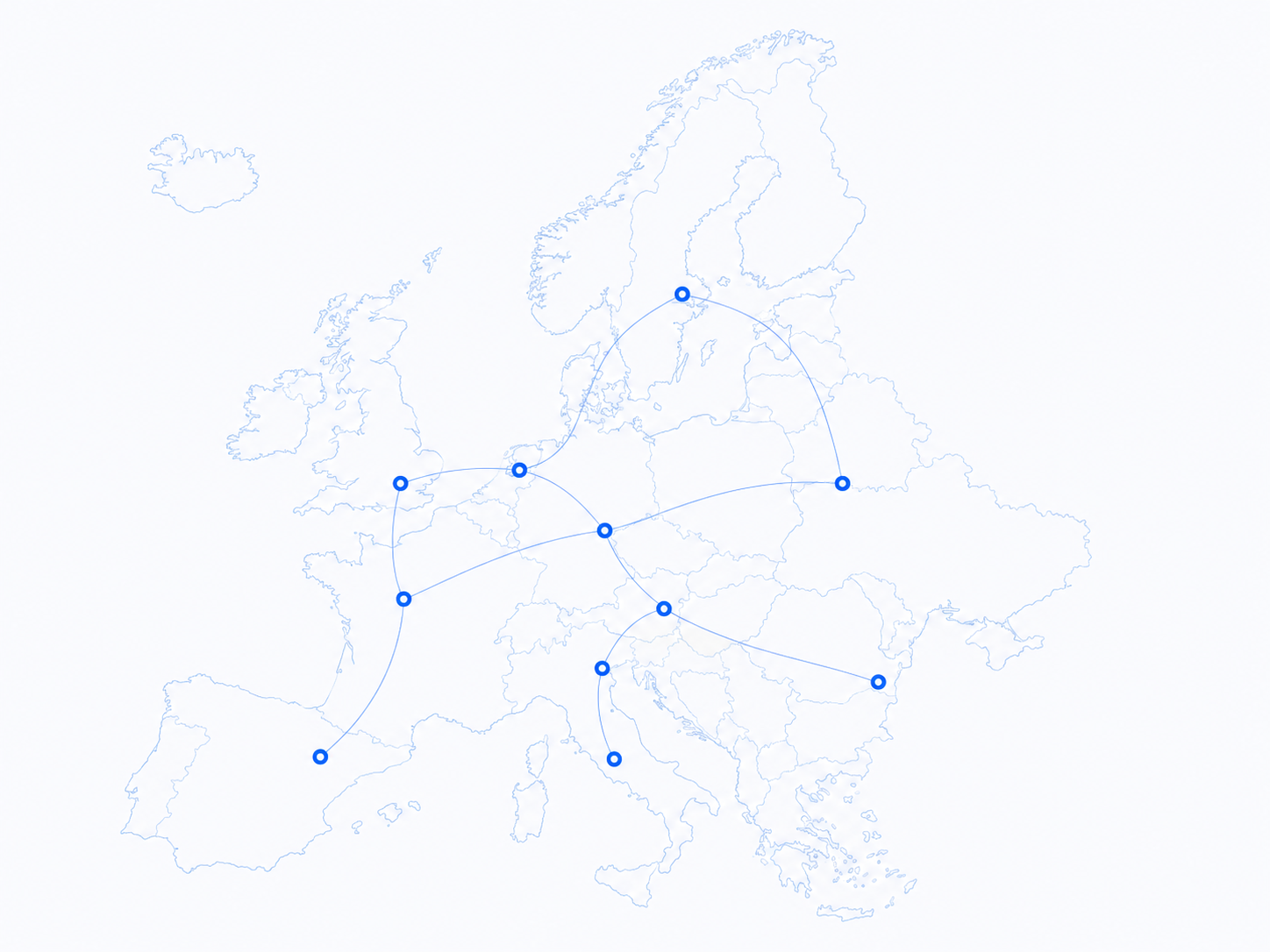 European network illustration