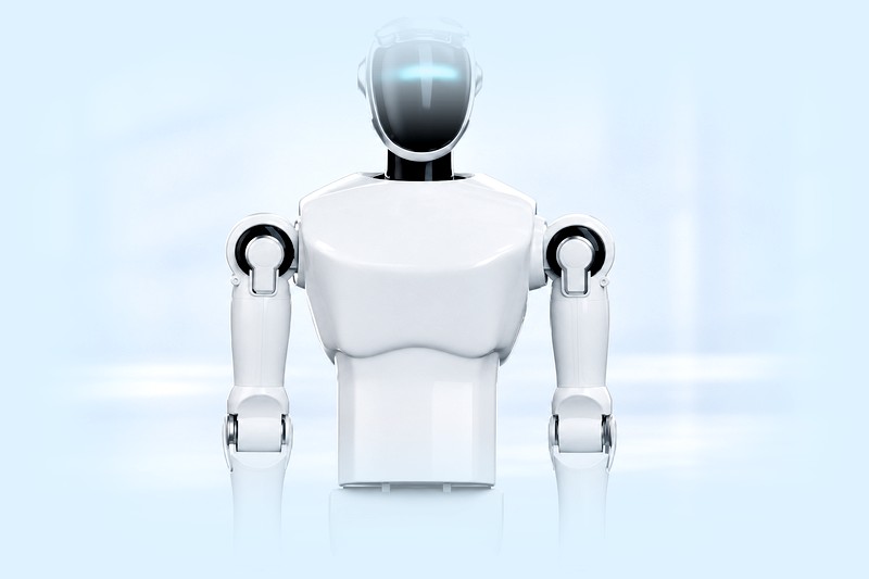 Humanoid robot front view